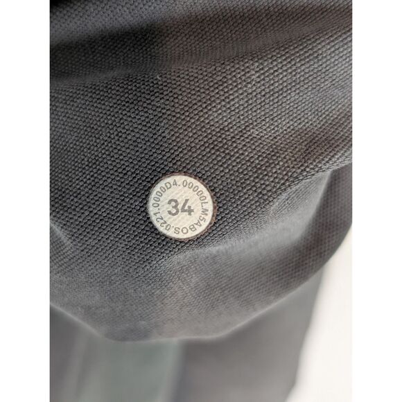 Lululemon ABC Slim Fit 5 Pocket Pant Gray Men's Size 34x32 - Picture 14 of 15